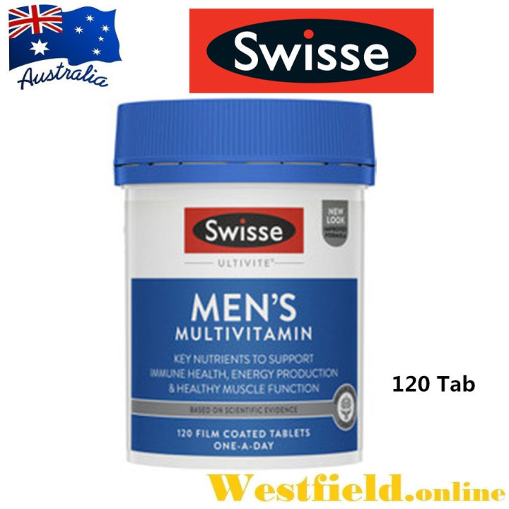 [AUS Import EXP 12/2026] Swisse Men's Ultivite Multivitamin ( 120 ...