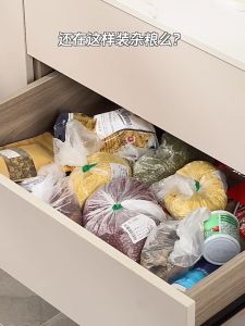 1600ml Pet Food Storage Jar Airtight Sealed Cereal Rice Container Transparent Kitchen Organizer