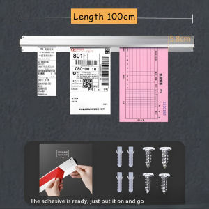 Receipt Holder Restaurant Bill Receipt Check Holder 35CM/50CM/100CM Magnetic Penjepit Tunggal