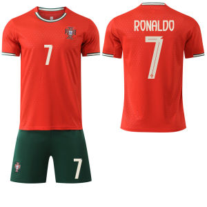 ชุดฟุตบอลโปรตุเกส 2025-26 เบอร์ 7 คริสเตียโน่ โรนัลโด้ ชุดแดงใหม่ 8B ชุดกีฬาทีม football jersey for men soccer shirt