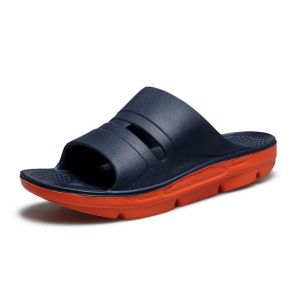Men’s Thick-soled Slipper Flip Flops/Soft Comfortable/EVA Thick Sole/Shock Absorbing Heel For Indoor Home/Recovery Slide For Adult Large Size