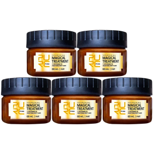 new PURC Magical Hair Mask 5 Seconds Repair Damage Frizz Keratin Treatment Cream Argan Oil Soft Shiny Smoothing For Hair Care 5PCS hot