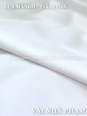 LỤA MANGO MÀU - VẢI ÁO DÀI HỌC SINH - VẢI NHÀ PHẠM - KHỔ 1.5M