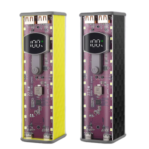 Không có hàn yêu cầu 8 Khe cắm 18650 trường hợp xách tay powerbanks với toolless cài đặt cho Diy dự án