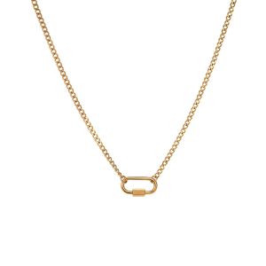 DIY necklace gold color style European and American summer necklace 18K beach starfish plated conch shell pendant natural copper h2609