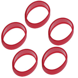 MEEU Stretchy Lightweight Handle Grip Ring Baseball 5Pcs Band Overgrips Tennis Handles Rubber Ring Tennis Racquet Band Badminton Racket