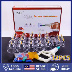 Cupping Cup Set 32 Cup Alat Bekam Cawan Body Massager Cawan Bekam Vacuum Cupping Therapy Relax Health Care