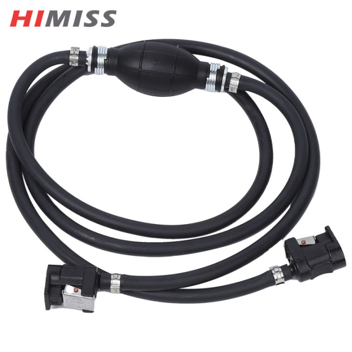 thumbnail interactive-video image 1 of Fuel Line Assembly With Primer Bulb – 2.1m (6.89ft) 5/16" Hose, 8mm ID, For Marine Outboard, Boat Motors, RVs, Tractors 1 of 9