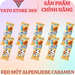 Kẹo mút ALPENLIEBE vị sữa caramen que 10g