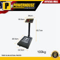 POWERHOUSE Heavy Duty Platform Digital Weighing Scale 100kg / 20g | 300kg / 50g [SOLD PER SET] With Power Cord LED Wireless Digital Screen Rechargeable Weighing Scale PH-PDWS-100KG | PH-PDWS-300KG | 100% ORIGINAL / AUTHENTIC PHPT. 