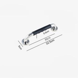Shower Grab Bar with Anti Slip Rubber Grip Stainless Steel Bath Grab Bar Bathroom Shower Safety Grab Bar