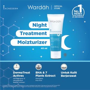 WARDAH Acnederm Series Indonesia / Facial Wash Face Scrub Micellar Water Essence Toner Mist Serum Day Night Eye Cream Sunscreen Mask Masker Lip Tint Matte Gloss / Lightening Crystal Secret Nature Daily Renew You C Defense Uv Shield Spf Colorfit Acne Paket