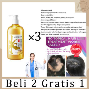 jahe shampoo rambut rontok parah wanita sampo anti perontok 500ml penumbuh rambut cepat