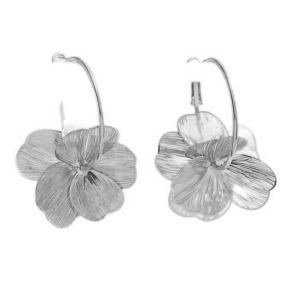 Vintage Geometric Flower Petal Drop Earrings for Women Fashion Statement Hanging Ear Rings Party Accessories