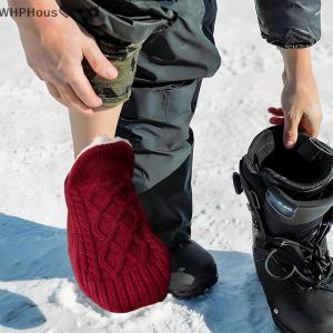 WP💓💛💖 Electric Heated Fleece Socks Slippers For Men Women Winter USB Heating Pad Knitted Socks Foot Heater