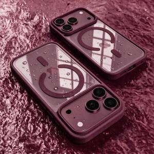 High-definition transparent phone case suitable for iPhone 18/17 Pro Max soft frame phone compatible for MagSafe