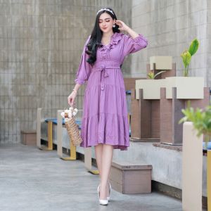 dress laira Korean Stylee // Wanita terbaru 2023 Muat bb 75 Ld 110
