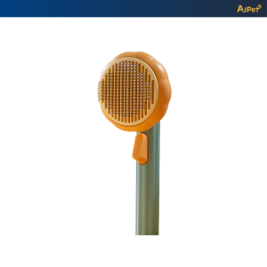 AJPET Super Comfy Pet Brush Massage Comb Pet Hair Removal Comb Cat Dog Massage Comb Sikat Kucing Berus Pumpkin Shape 宠物梳子 猫梳子 猫咪梳毛刷 去浮毛