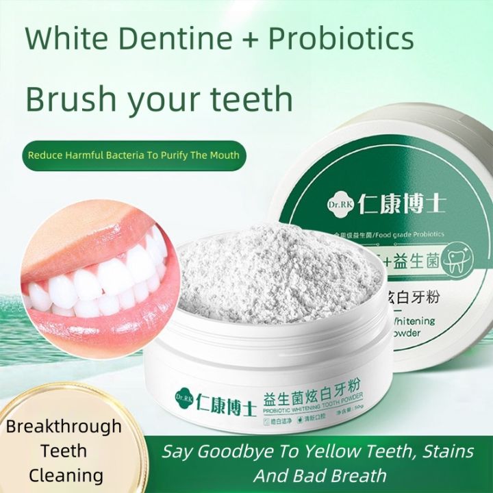 Dr Jenkang White Dentin Probiotic Dental Powder Stain Removal ...