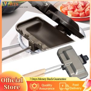 Multi-Purpose Baking Pan for Eggs and Bacon Non-Stick Coating Rectangular Kitchen Utensil Durable Material