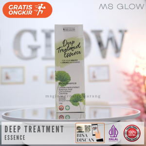 Deep Treatment Essence & Essense Salmon DNA Mini Msglow assence esenses essen esense tretment treatmen Untuk Kulit Iritasi Sensitif Berjerawat MS Glow Grosir Cikarang Office Store