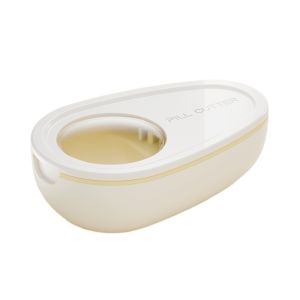 SEJUE4373 Avocado Shape Medicine Pill Splitter 2 in 1 Creative Pill Case Simple Dust-proof Mini Medicine Box  Separation