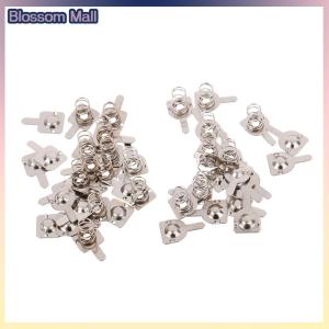 [Blossom] 10pair 9x9mm Replacement Metal Batteries Spring Contact Plate For AAA