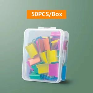 BMPK90955 โลหะสำหรับตกแต่ง ที่ดันคลิป ใช้ซ้ำได้ กดด้วยมือ เครื่องเย็บกระดาษเอกสาร ที่มีคุณภาพสูง ไร้รอย แคลมป์กดด้วยมือ ของขวัญสำหรับนักเรียน