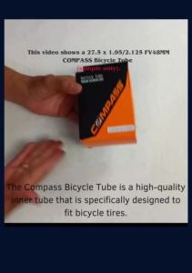 COMPASS 26 X 1.95/2.125 AV48MM BICYCLE TUBE INNER TUBE INTERIOR FOR MOUNTAIN BIKE