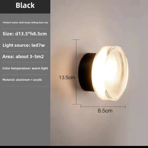 Modern LED Wall Lamp Living Room Amber Jelly Decor Wall Sconces Corridor Study Dining Room Home Decoration entrance light nordic