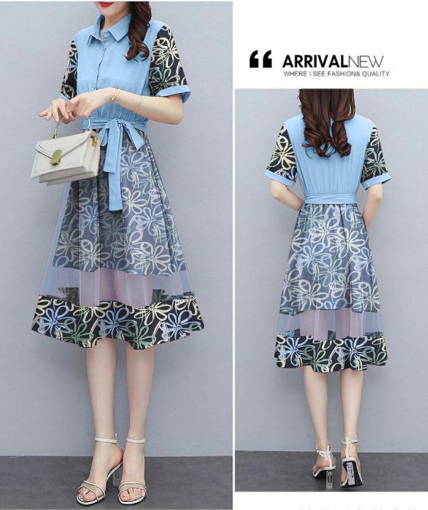 HAN FASHION Dress Wanita Dress Eira HN02 Baju Korea Baju Dress Wanita Model Terbaru Kekinian Viral