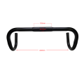 Bicycle Bent Handlebar 31.8 Ultralight Handle Drop Bar Racing Road Bike 380/400/420/440mm Bike Parts. 