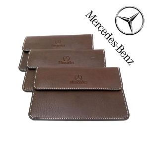 [HCM]Ví da bóp da hàng loại 1 đựng giấy tờ đăng kiểm xe hơi ô tô có dập logo hãng - 18 HÃNG