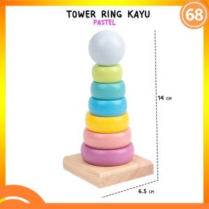 【COD】Mainan Anak Basic Kayu Edukasi Sensory Montessori Mini Round Beads Jam Puzzle 3D Shape Geometri Xylophone