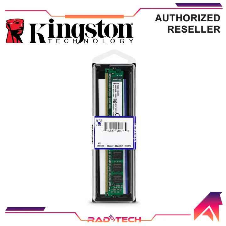 Kingston Value RAM 8GB 1600MHz PC3-12800 DDR3 Non-ECC CL11 240-Pin