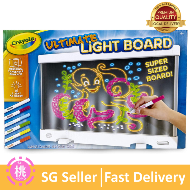 Crayola Ultimate Light Board Drawing Tablet, Gift for Kids, Ages 6, 7, 8, 9