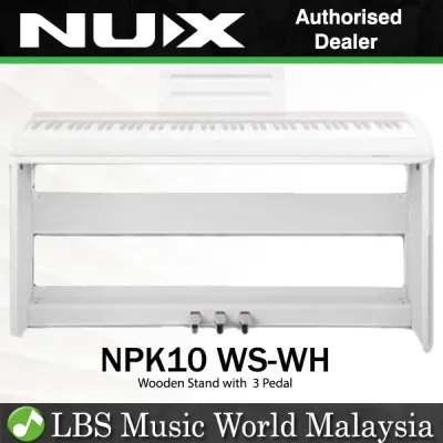 Nux NPS-1 Digital Piano Wooden Stand with 3 Pedal for NPK-10 (NPS1)