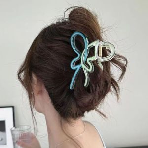 KAYKAI พร้อมส่งในไทย กิ๊บหนีบผมผีเสื้อ มุ้งมิ้งสดใส สไตล์เกาหลี กิ๊บติดผม แบบอะคริลิค&ไล่ระดับสี #F02