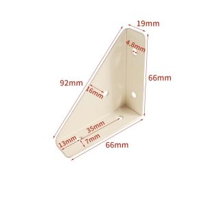 Triangle Thickened Furniture Corner Connector Brace Support Bracket Fastener Cabinet Desk Reinforcement Laminate Tray