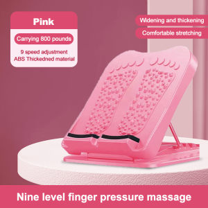 GYMPRO แผงวงจรกีฬาน่องยืด/ขายืดแผงย/ยืดน่องลูกวัวนวดสะดวกปรับขนาดกระดานแนวทแยงพับได้เหมาะสำหรับการออกกำลังกาย และโยคะ