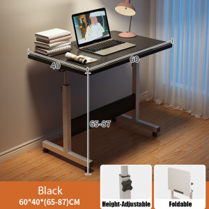 Adjustable Height Flip Computer Table Lifting solid wood drawing board desk Bedside Laptop Desk