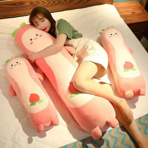 Fat peach Avocado fluffy plushie stuffed bear bloster cute fruit plush toy pillow soft toy kid birthday gift