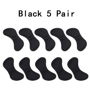 5 Pairs Shoe Heel Insoles Thickening Anti-wear Feet Care Pads Invisible Breathability Protector Women Heel Shoes