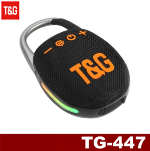 T&G TG-447 TWS Bluetooth V5.3 Super Bass Subwoofer Stereo Portable Wireless IPX4 Waterproof Speaker Ergonomic Design