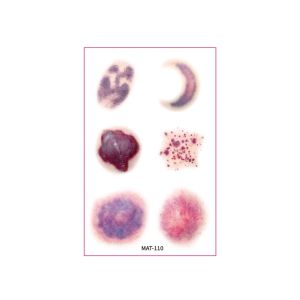 ASDOME Bloody Makeup Halloween Tattoo Sticker Waterproof Sweatproof Zombie Cosplay Props DIY Punk Bruise Scab Scar Tattoo Sticker Festival Carnival