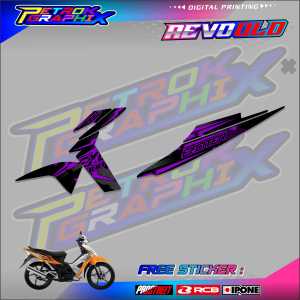 STRIPING VARIASI HONDA REVO OLD / STIKER LIST VARIASI HONDA REVO OLD