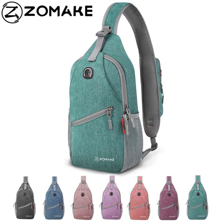 Zomake Womens One Shoulder Sport Backpack Sling Chest Crossbody Bag 7l