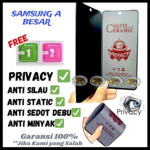 SCREEN PROTECTOR CERAMIC SOFT ANTI SPY SAMSUNG  A10S A20S A20 A22 LITE A30 A30S A31 A33 A40S  A50 A50S A70 A70S PELINDUNG LAYAR
