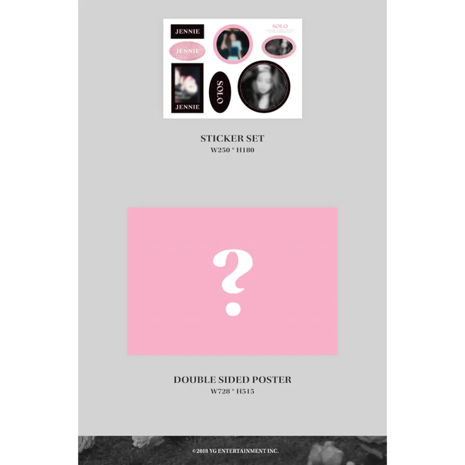 BLACKPINK JENNIE - 1st Single Album [ Solo ] Photobook Special