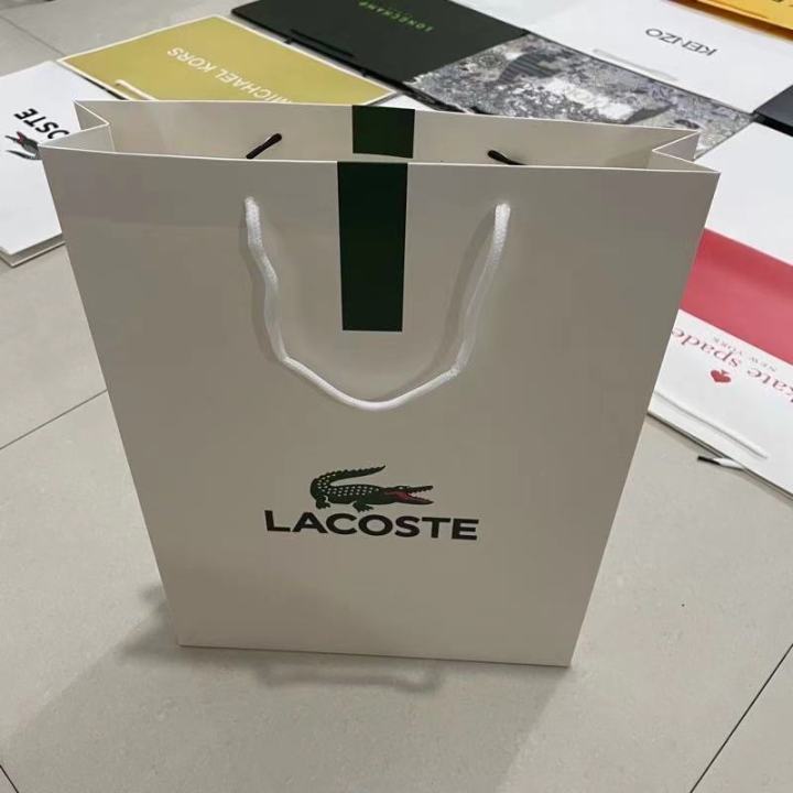 Luxury paperbags lacoste medium paperbag Lazada PH